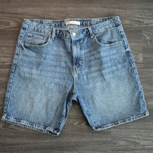 J10 ZARA Denim Wear Shorts - Picture 1 of 4